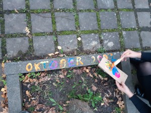 Wir haben uns verewigt - das hat Spass gemacht! 